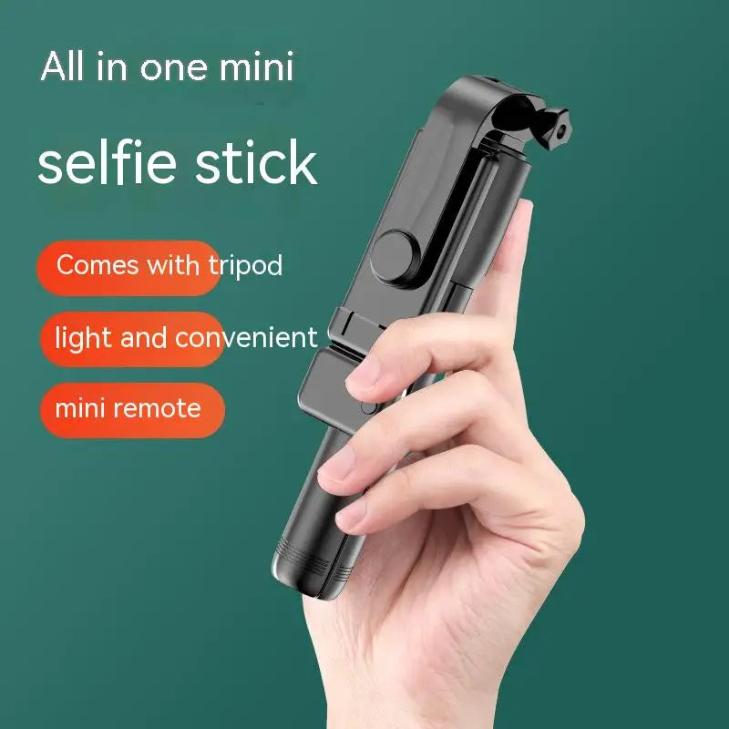 All In One Portable Tripod for iphone Selfie Stick With Fill Light Extendable Phone Stand for Tiktok Live BT Remote Control